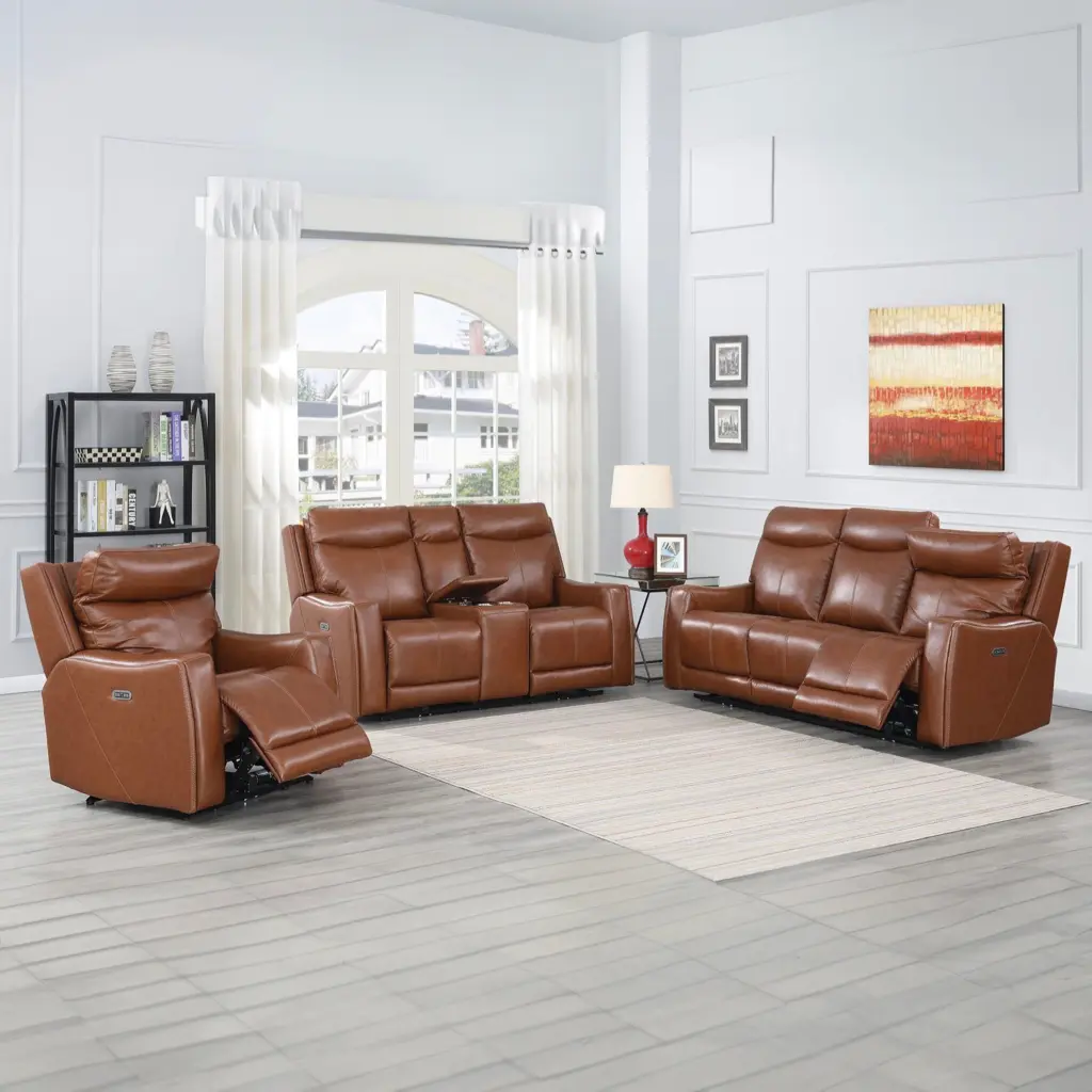 Natalia 3 Piece Living Room Set Dark Brown Timber - Sofa, Loveseat, Chair steve silver furniture