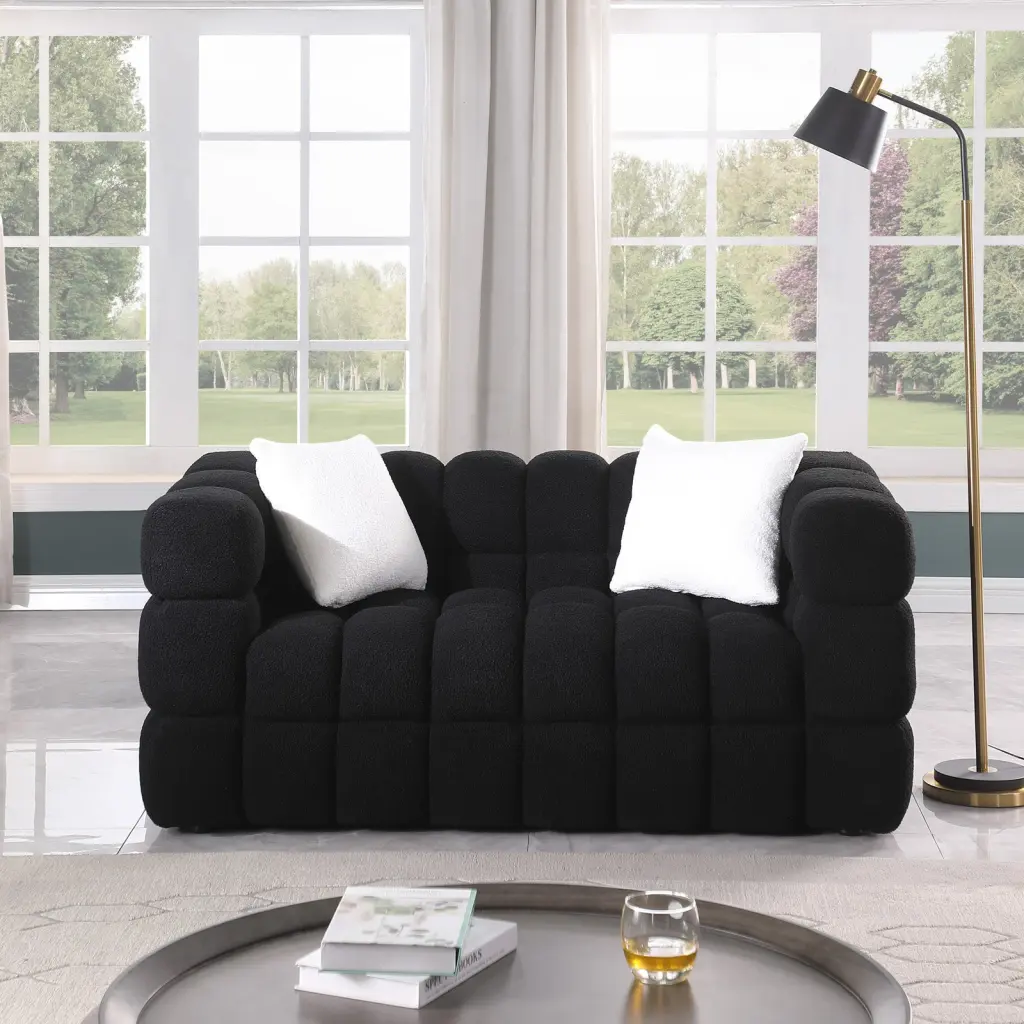 62.2 Inch Marshmallow Sofa Human Body Structure USA People homarni furnishings inc.---w1099