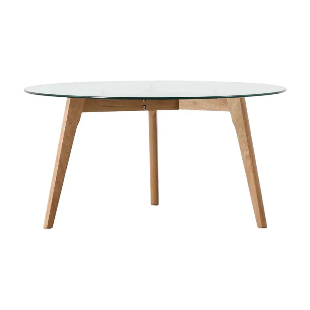 Blair Round Coffee Table - Oak
