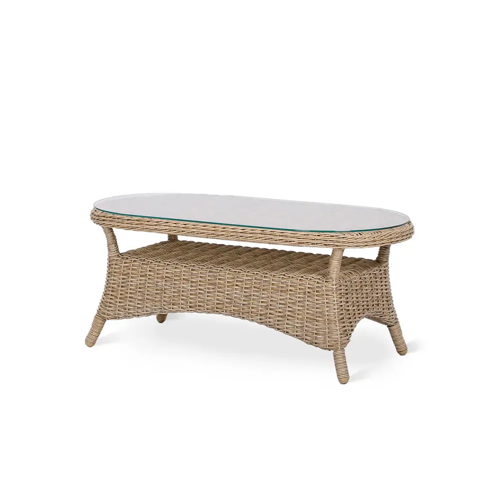 Brayford Oval Coffee Table - Untreated