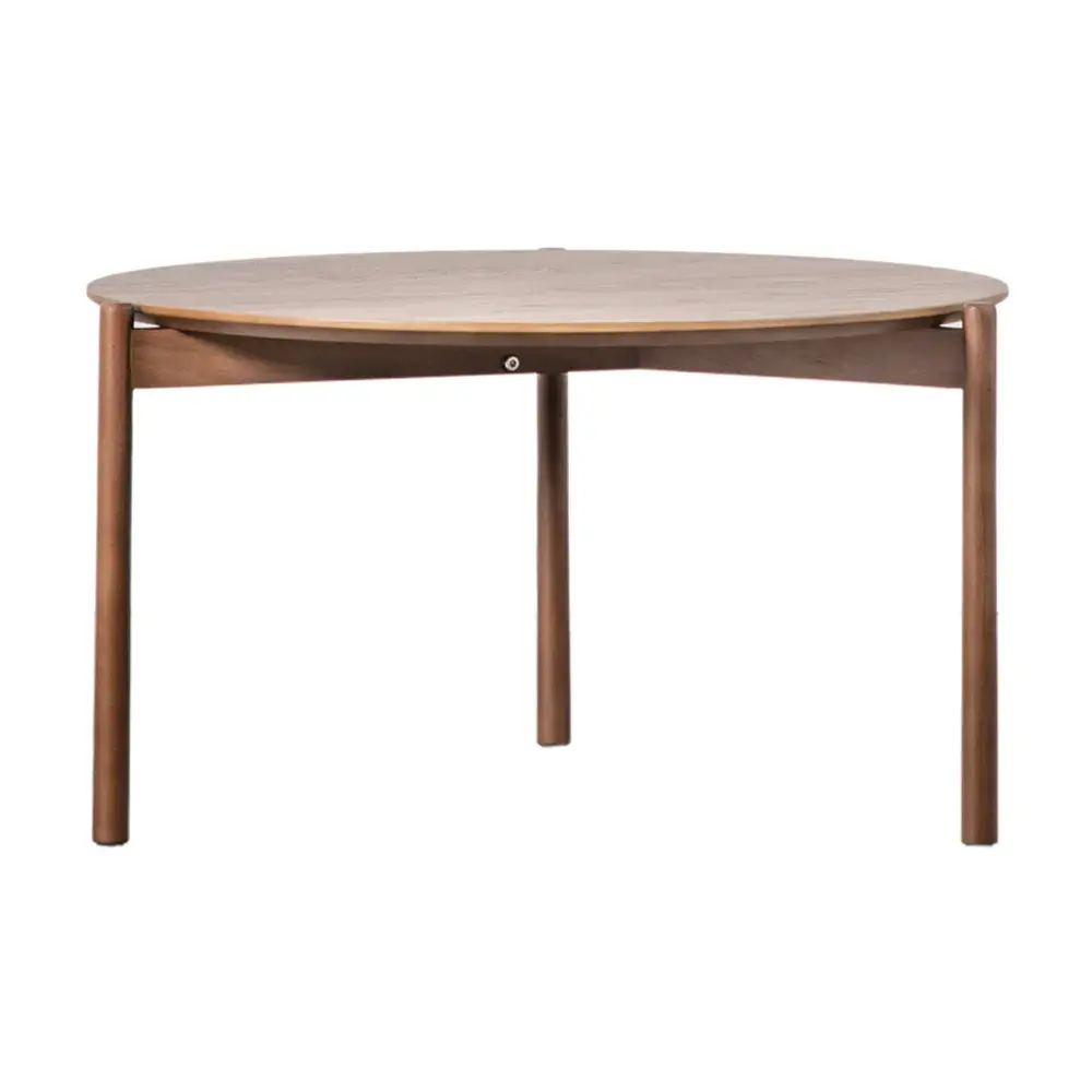 Burley Round Coffee Table - Walnut