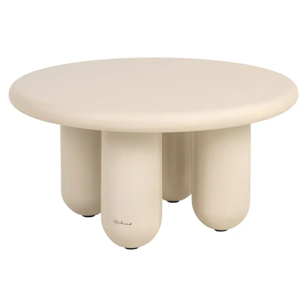 Calma Round Coffee Table 80cm - Ecru