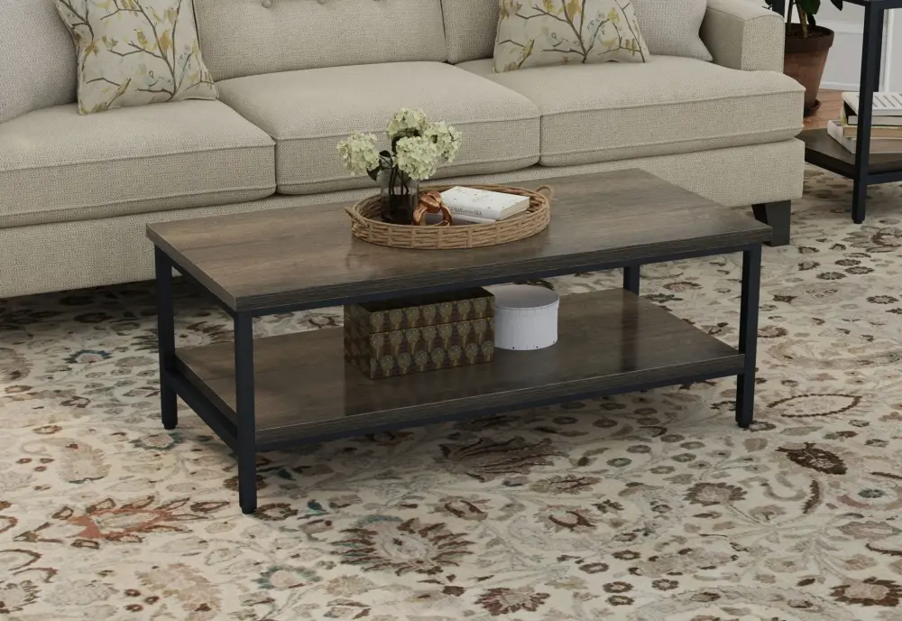 Coffee Table - Brown - Uniform Wood