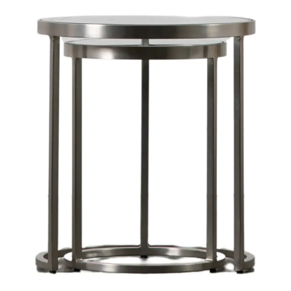 Egemen Nest Two Tables - Sterling