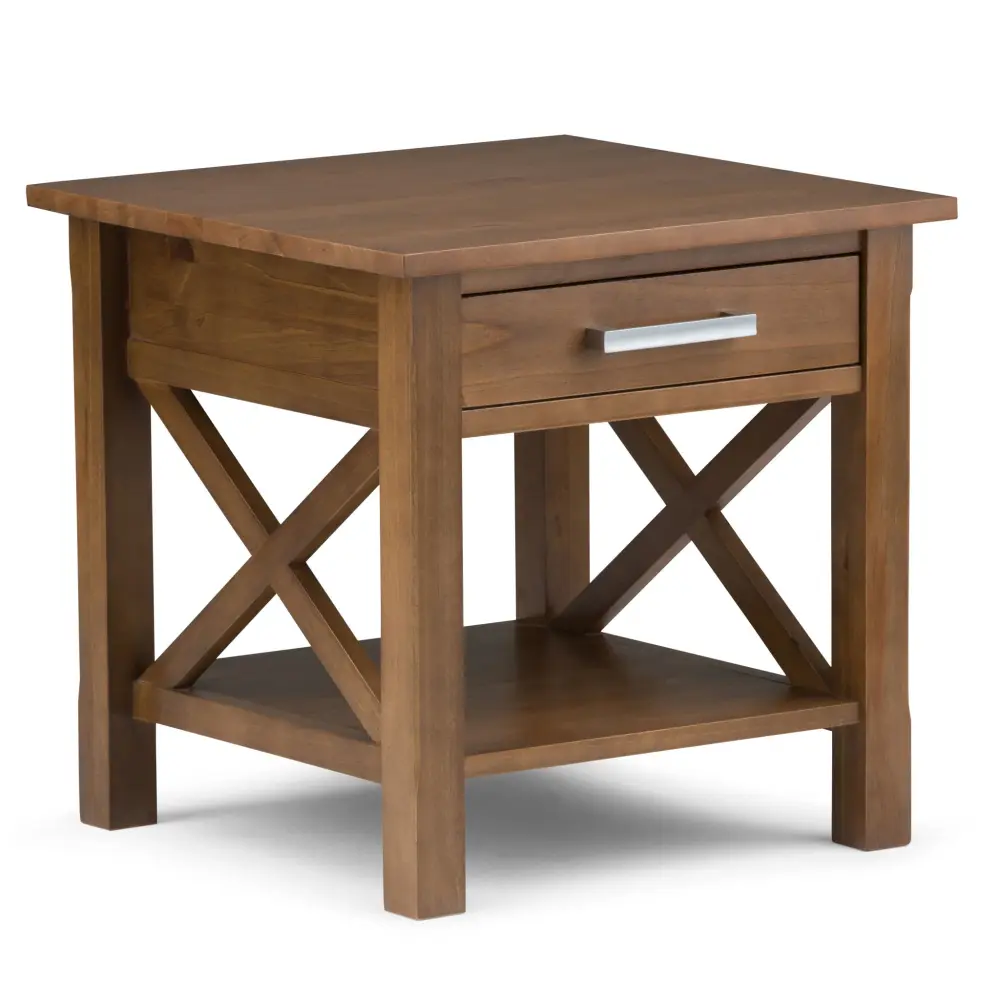 Kitchener - End Table - Medium Saddle Cocoa