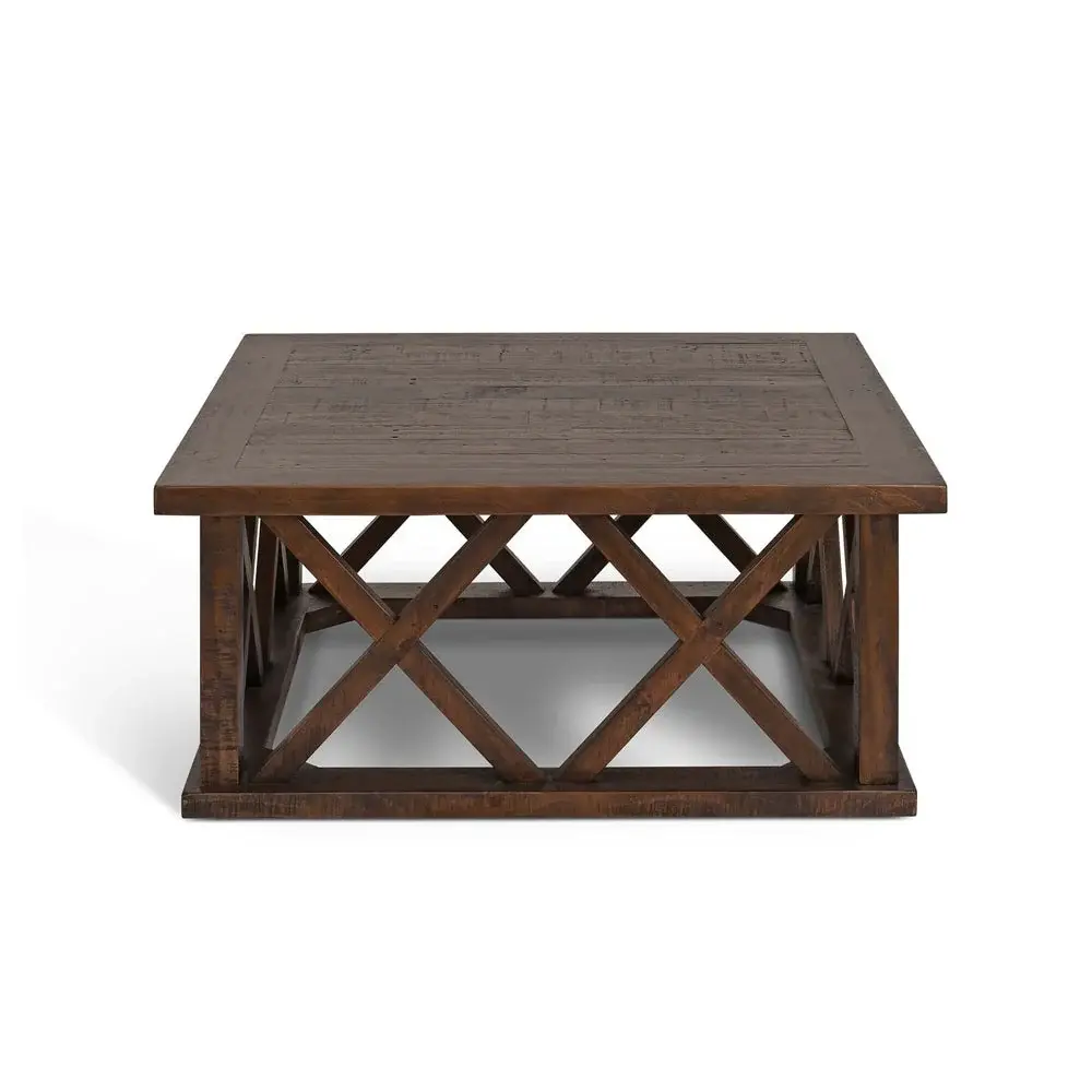 Oxhill Square Coffee Table - Antique Chestnut