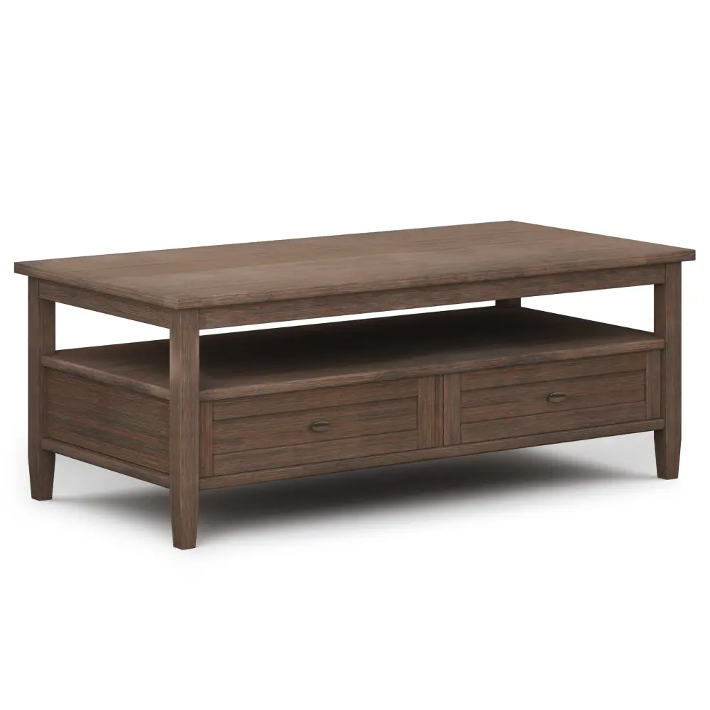 Warm Shaker - Coffee Table - Farmhouse Espresso