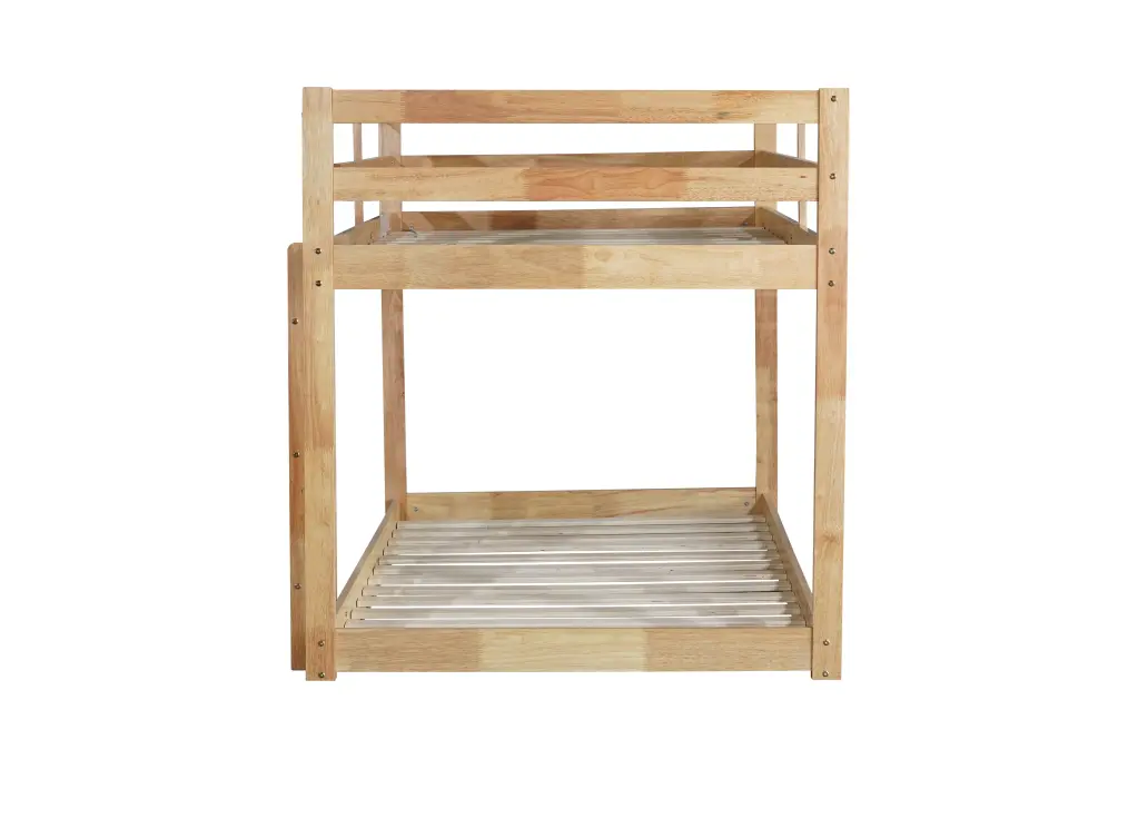 Solid Timber Twin Over Twin Loft Bed Ladder and Underbed Storage inspirit