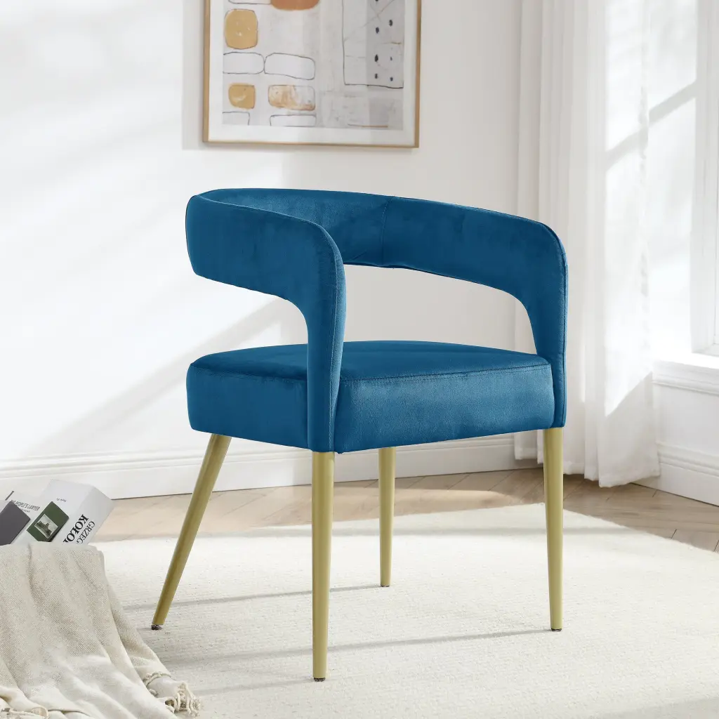 Flannelette Material Single Leisure Chair Cozy Cushioned Chair Home chuangyuan smart home