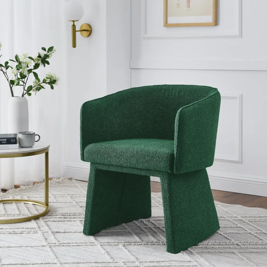 Modern Style Green Leisure Chair Effortless and Elegant Living Room chuangyuan smart home