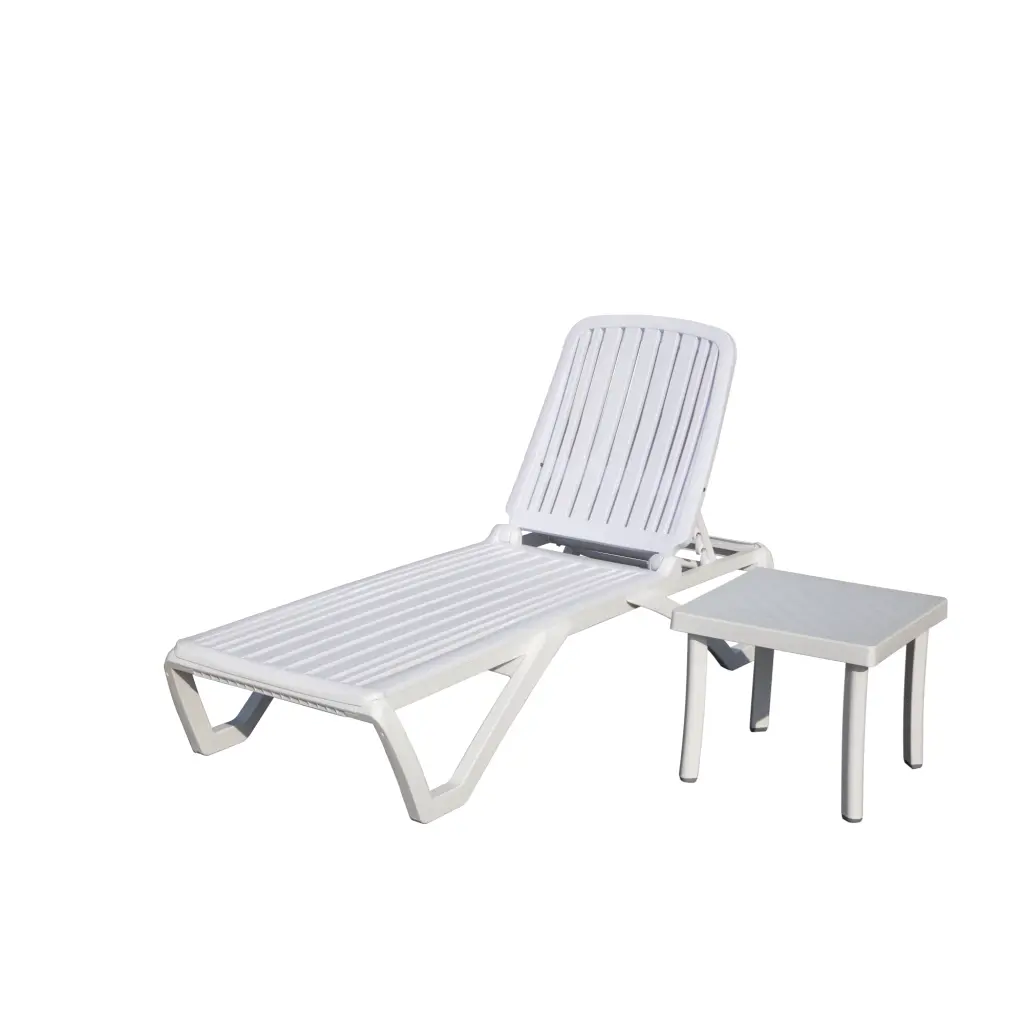 Outdoor Chaise Lounge Pool Lounge Chair Polymer Customizable Recliner crefise patio life