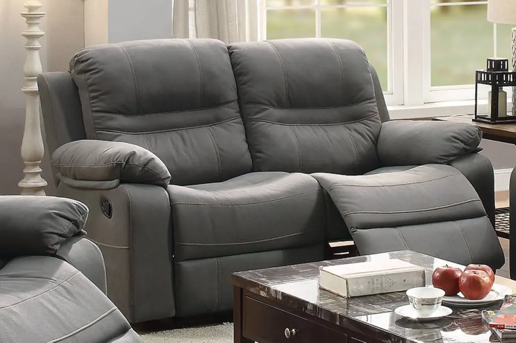 Contemporary Motion Loveseat Metal Reclining Mechanism kanepe