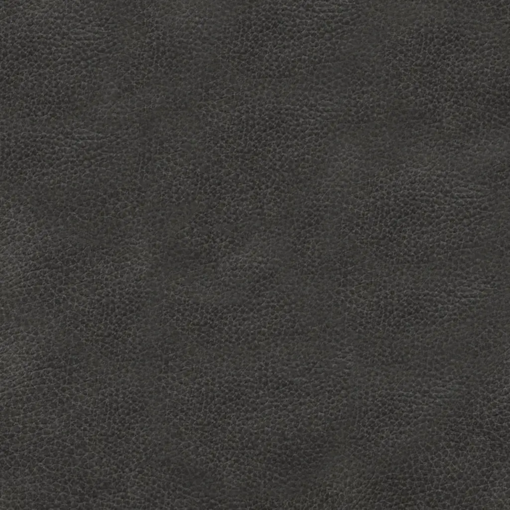 Onyx Gray Leather Loveseat Dark Gray Authentic Leather Living Room Sofa wallace - bay