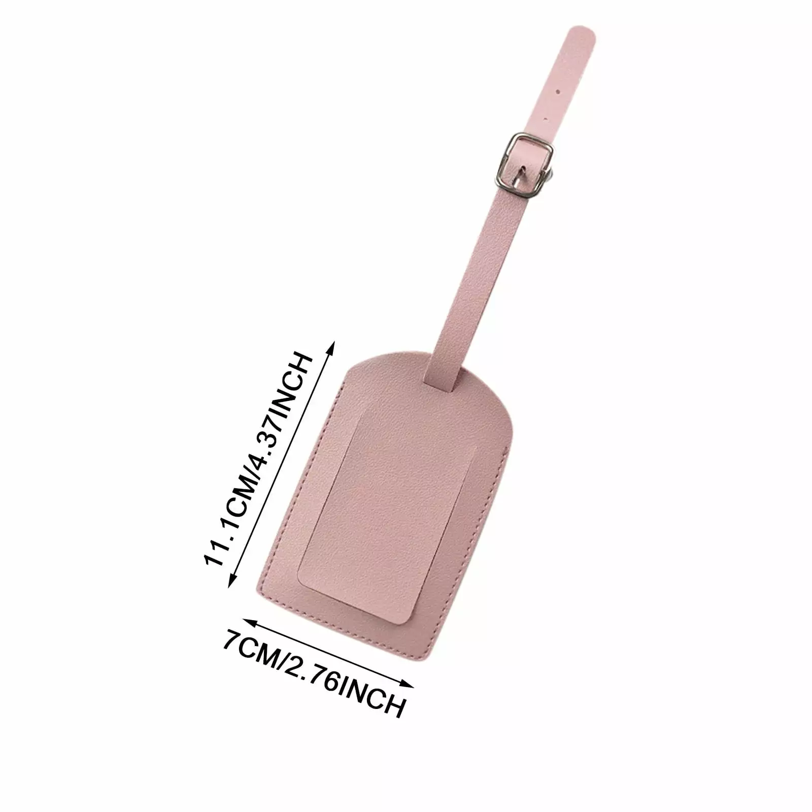 SIfdSeng Pu Leather Luggage Tags Privacy Travel Bag Labels Suitcase Tags Electronic Case One
