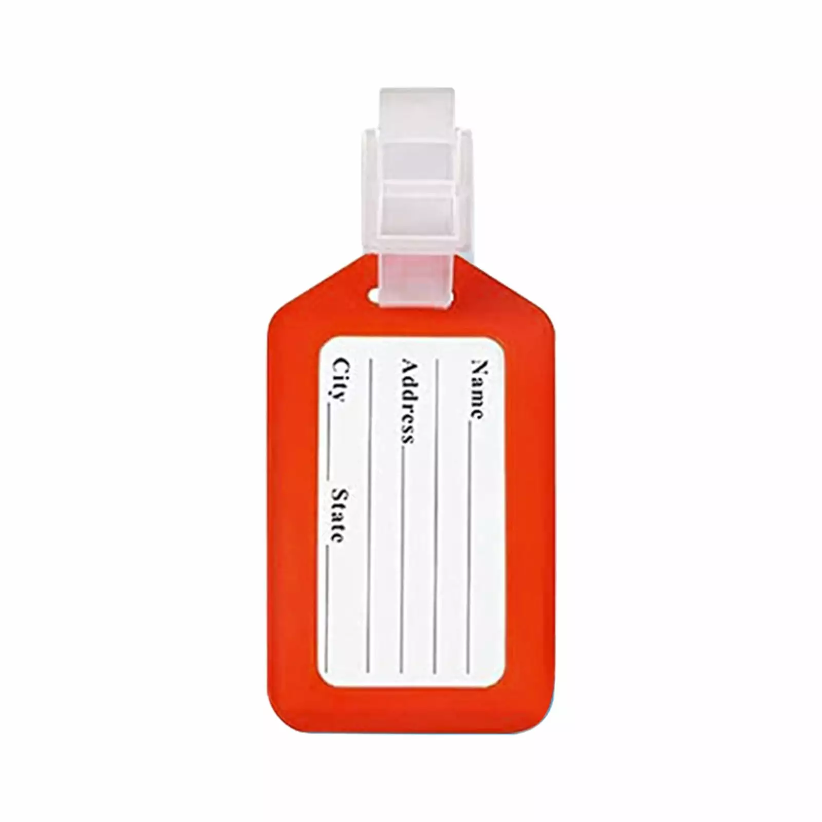 USYFAKGH Waterproof Luggage Tags - 3.4x1.9 Inches Plastic Travel ID Tags Lanyard Camping Gear