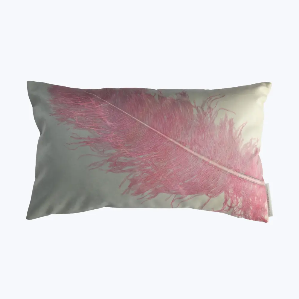Plume Smolder Eco Nubuck Lumbar Pillow