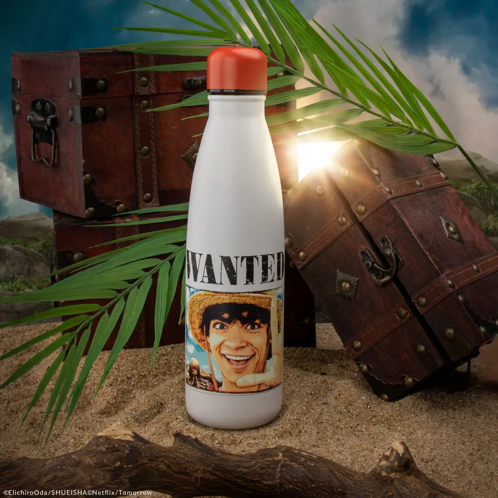 Wanted Luffy Protected Water Bottle