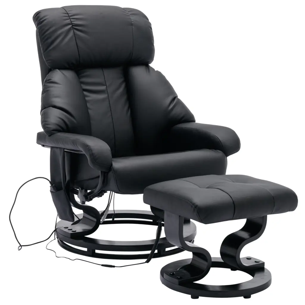 Recliner Chair Ottoman Footrest and Vibration Massage Function cocotree