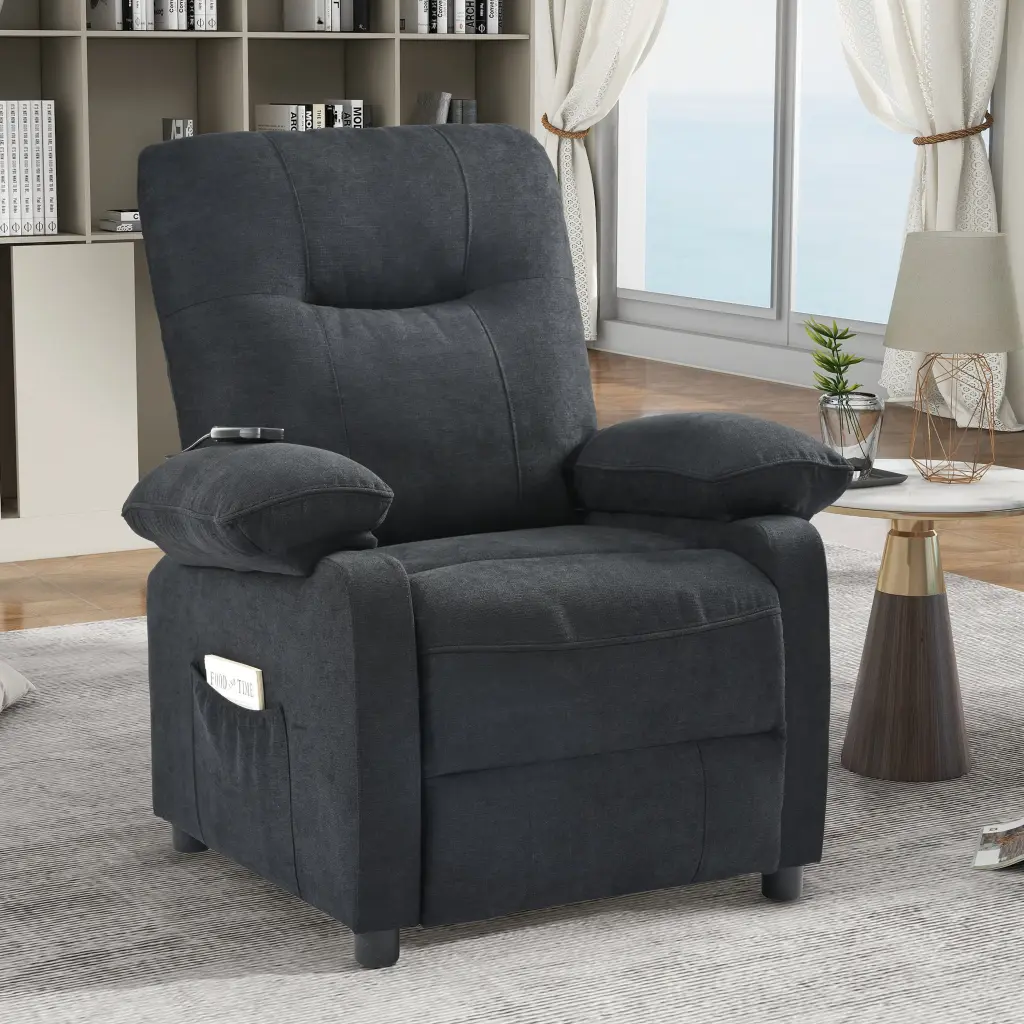 Recliner Chair Massage And Heater Adults Manual Adjustable dream link