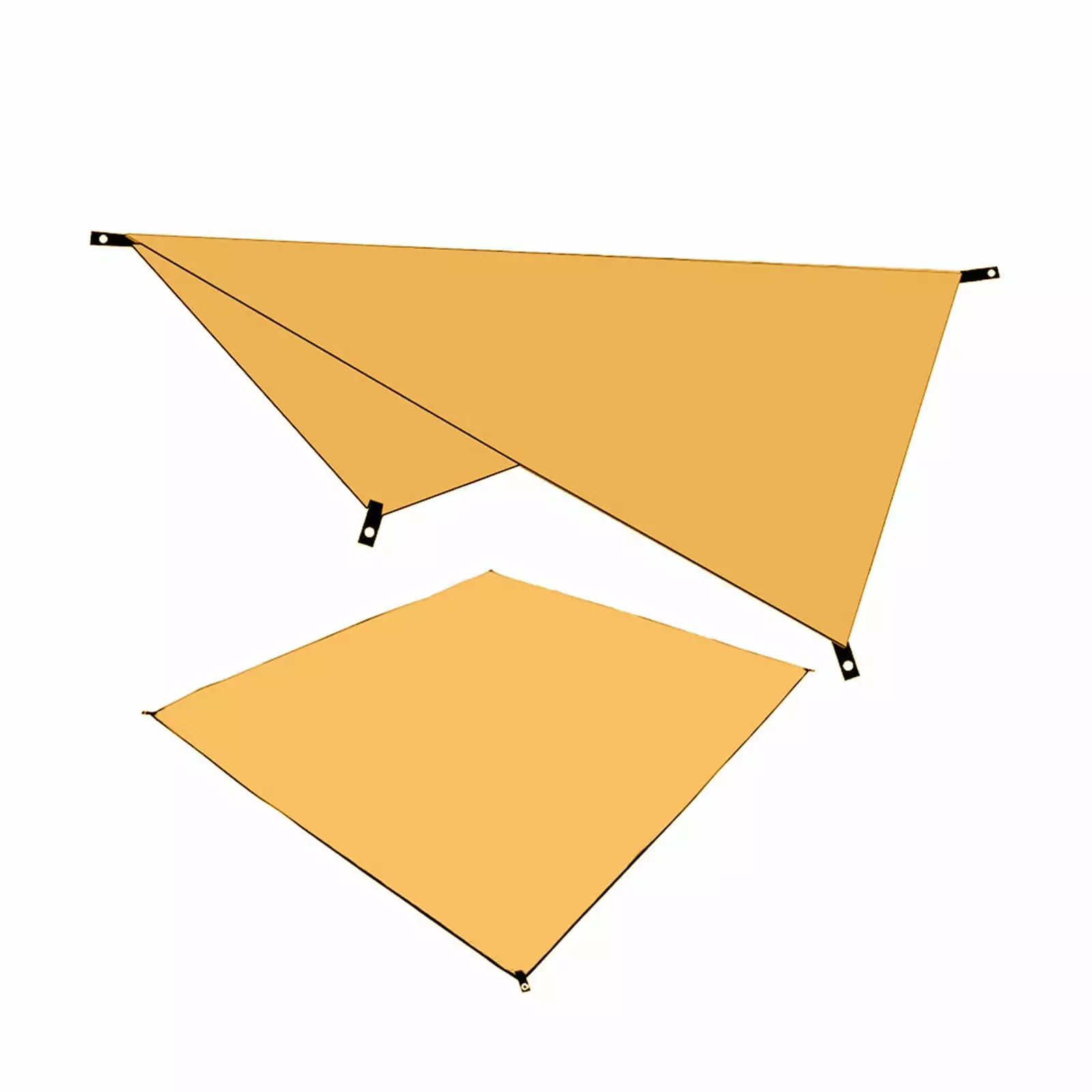Clearance Outdoor Multifunctional Canopy Camping Mat Sunscreen