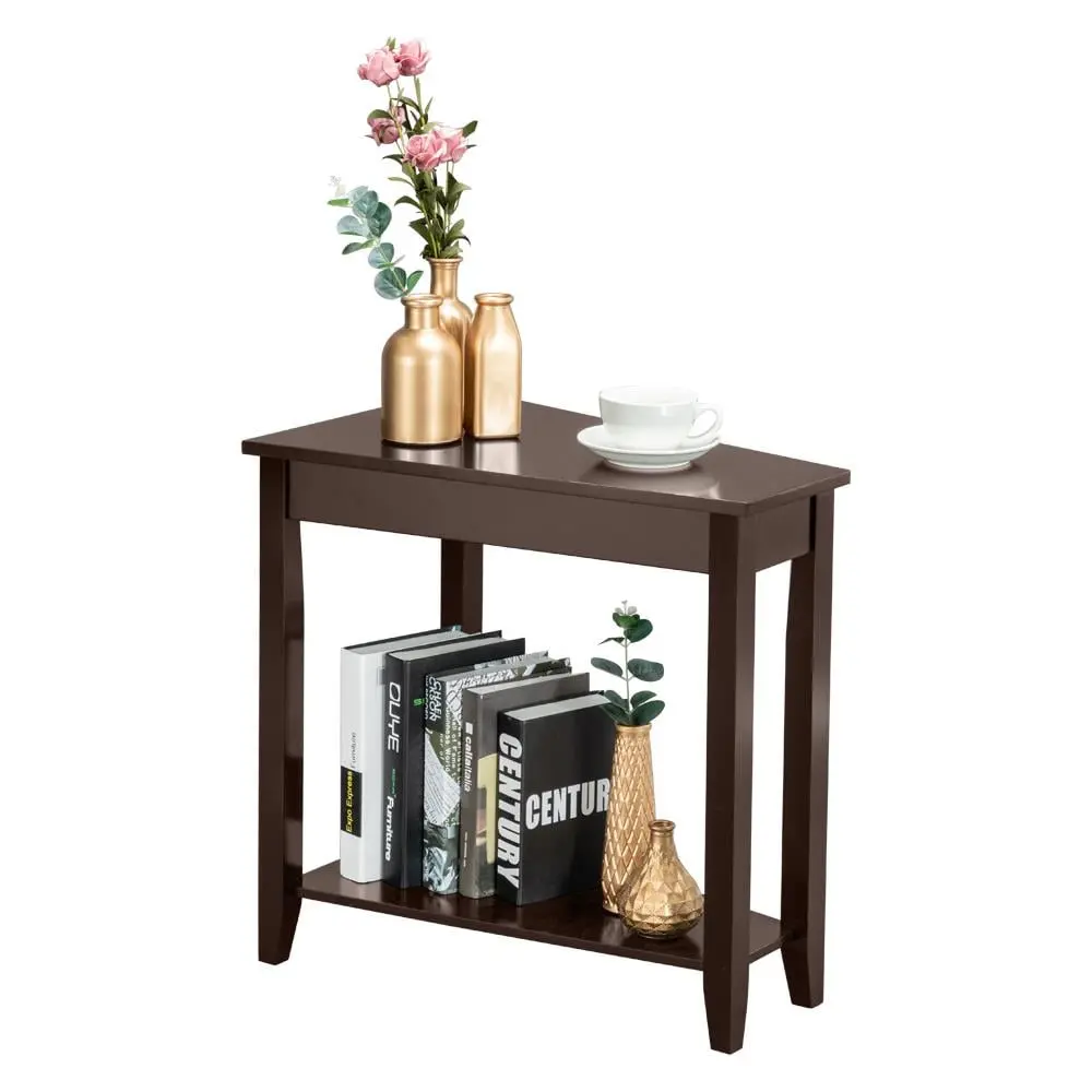 SamyoHome MDF Side Table Night Stand End Table Trapezoid Shape Coffee Table