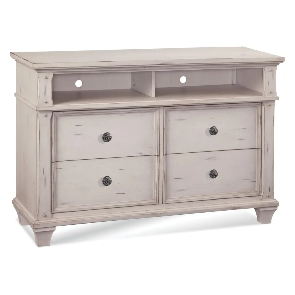 American Woodcrafters Sedona Vintage Media Chest Home Decor