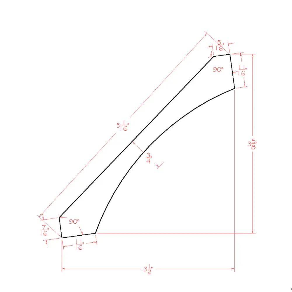 Edgeline White Cove Crown Moulding - 96"W x 3-5/8"H x 3-1/2"D
