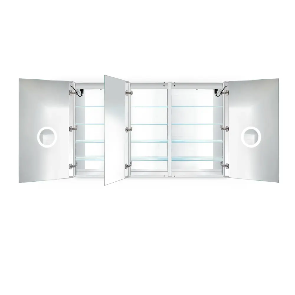 Krugg Svange 66″ X 42″ LED Medicine Cabinet w/Dimmer & Defogger
