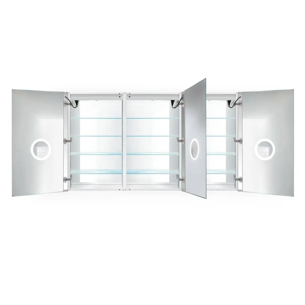 Krugg Svange 72″ X 42″ LED Medicine Cabinet w/Dimmer & Defogger