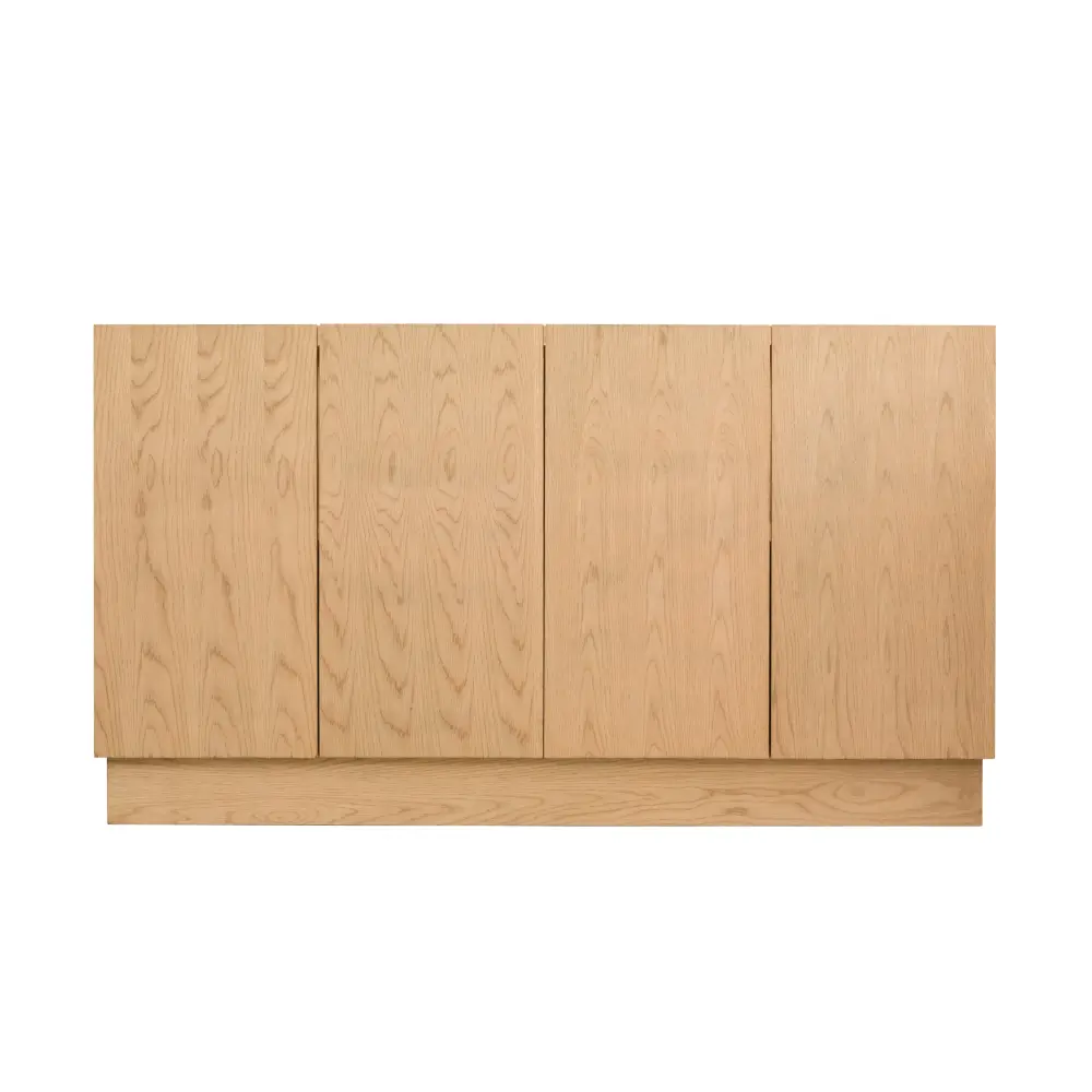Quick-Dry Antimicrobial Scandinavian bathroom furniture Felix - Oak - 154 cm