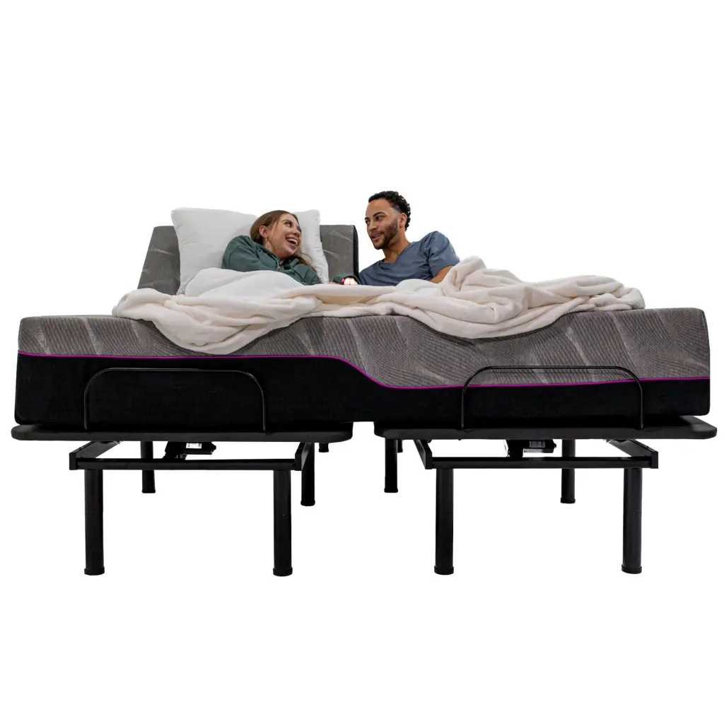 11 Inch Reflex Head Memory Foam Mattress and Customizable Base Combo bridgevine home