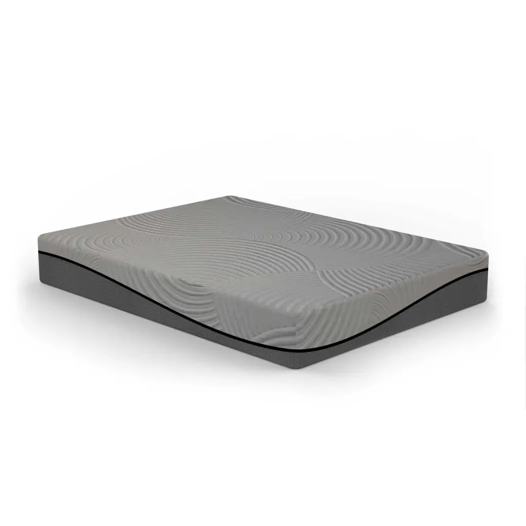 Gel Max 10 Inch King Grey Black Foam Mattress omne sleep