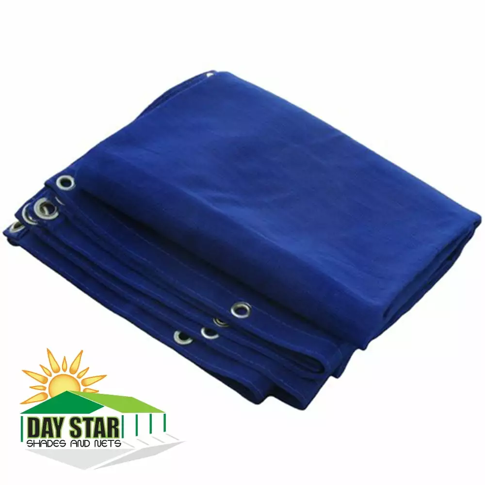 6X8 Blue Heavy Duty Mesh Tarp Net Sun Shade Fence Screen Patio Canopy 10