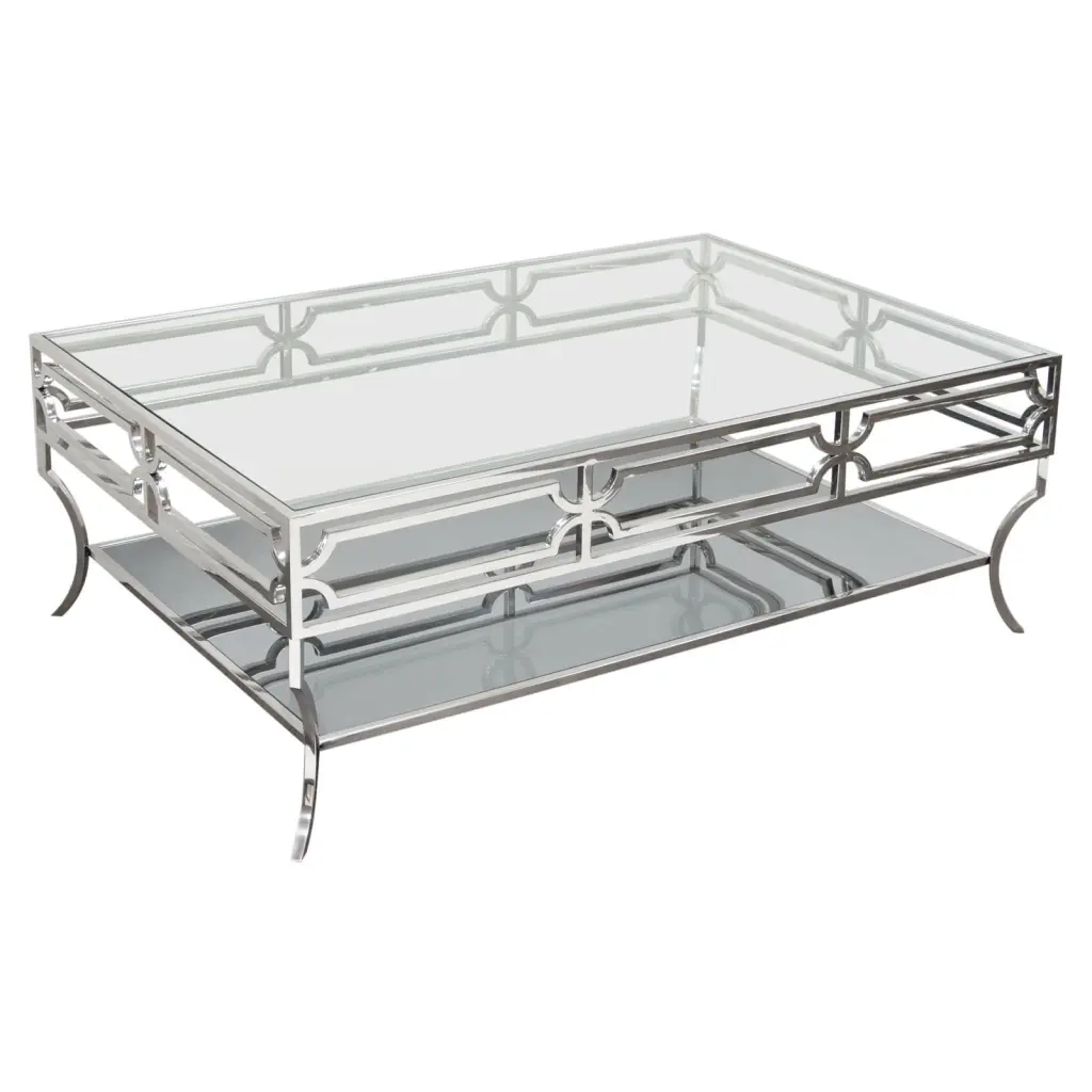Aviator Coffee Table Aluminum Furniture Home Office Decor Unique Style Diamond Sofa