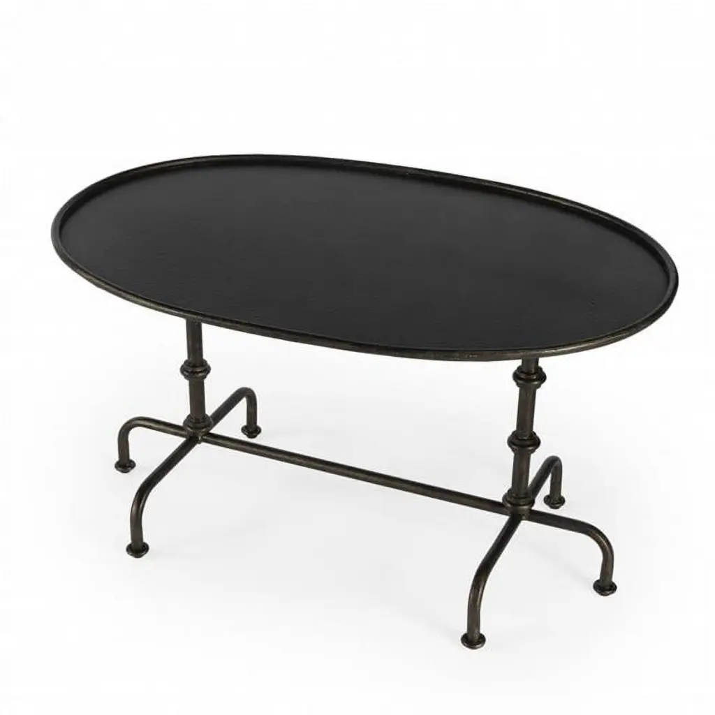 Metal Coffee Table Silver Modern Living Room Fancy Fixtures