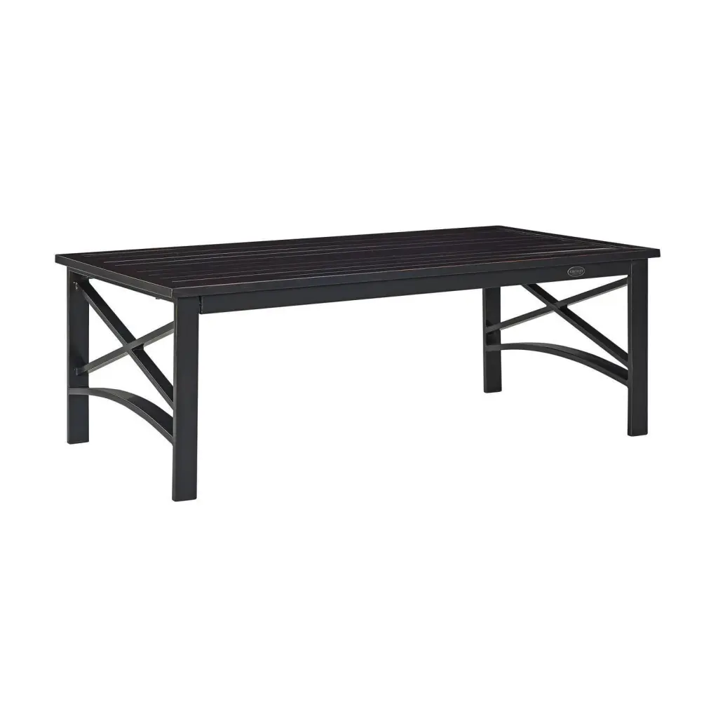 Maykoosh Island Oasis Outdoor Metal Coffee Table Oil Rubbed Bronze