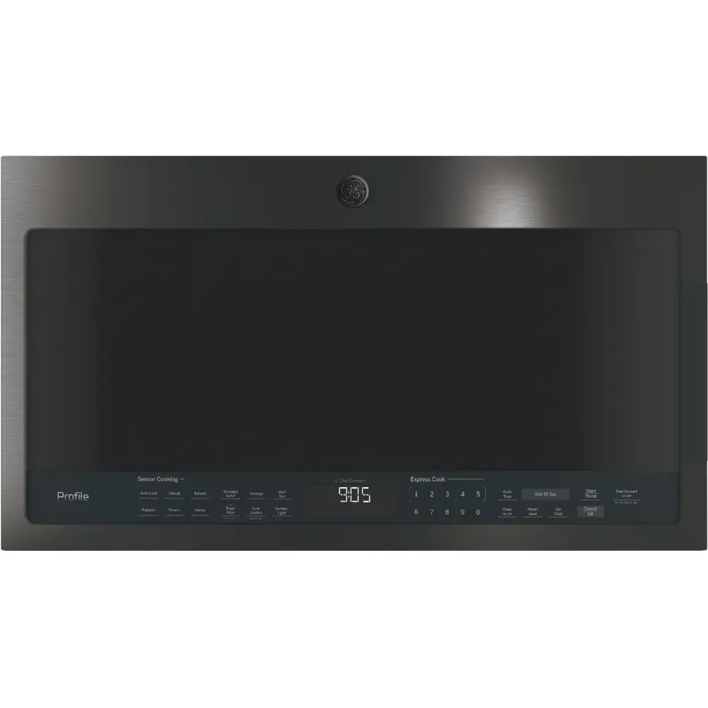 GE Profile 30-inch, 2.1 cu.ft. Over--Range Microwave Oven Chef Connect PVM9005BLTS