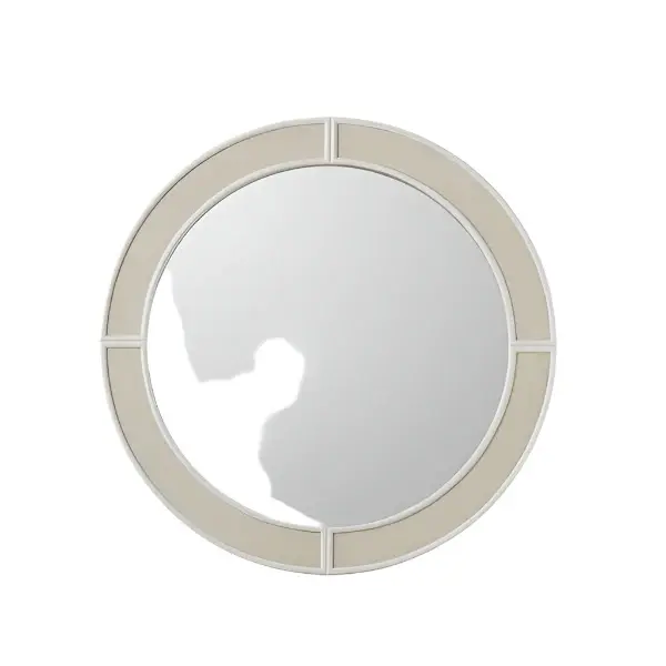 Alice Round Wall Mirror - Chalk Oil-Rubbed Bronze