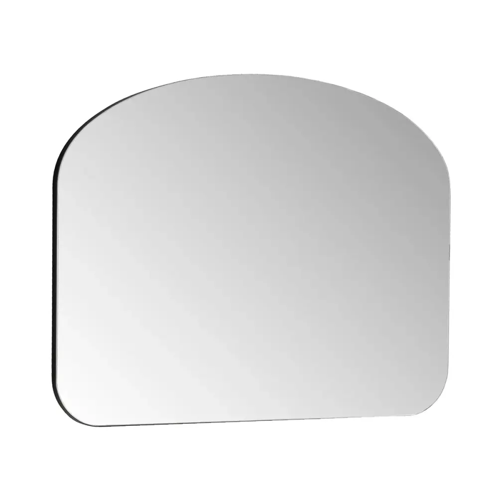 Sydney Curved Mantle Mirror - Ebony