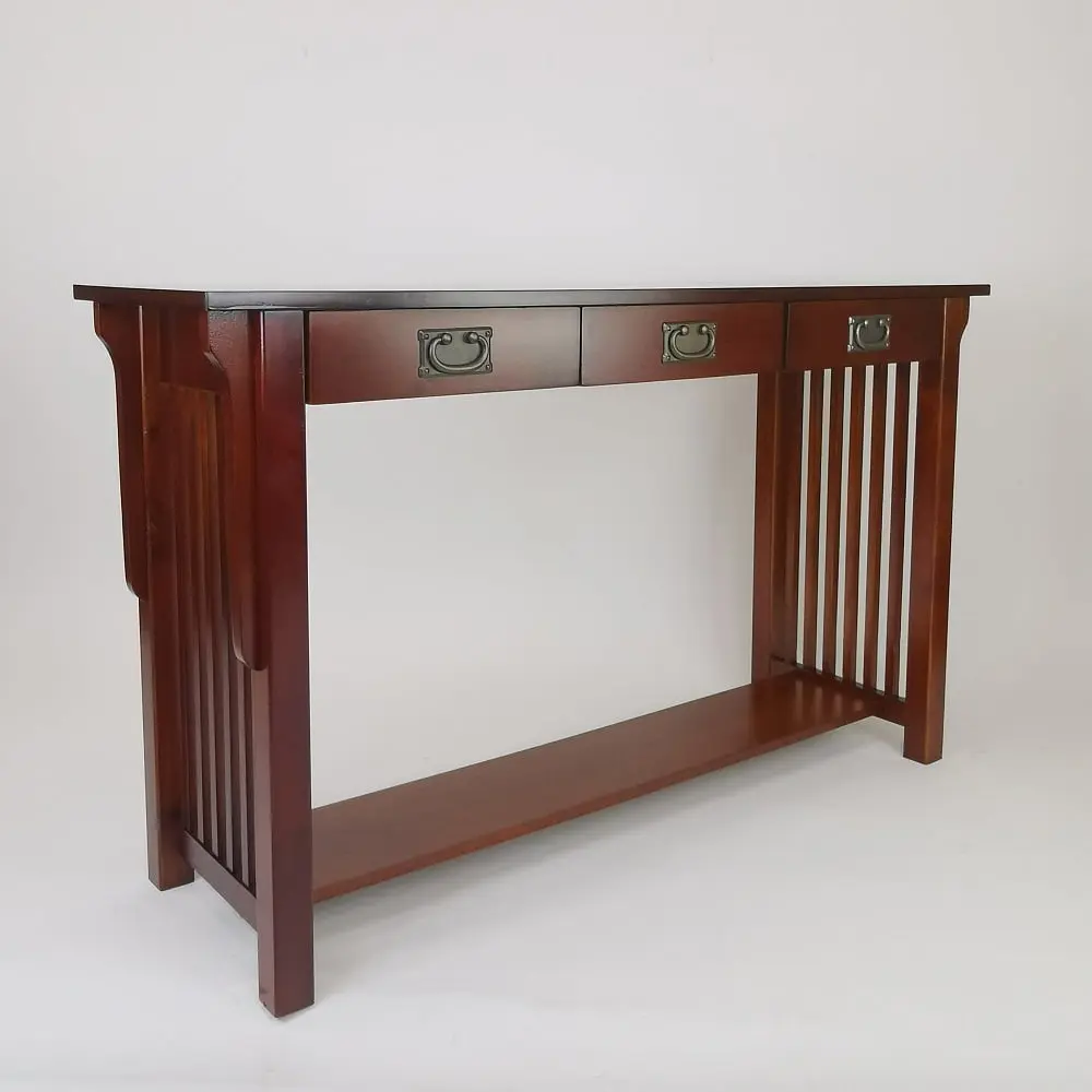 Wayborn Furniture 9043 30 Inch Mission Table Wooden Dining Table 50W x 16D Wayborn Home Furnishing