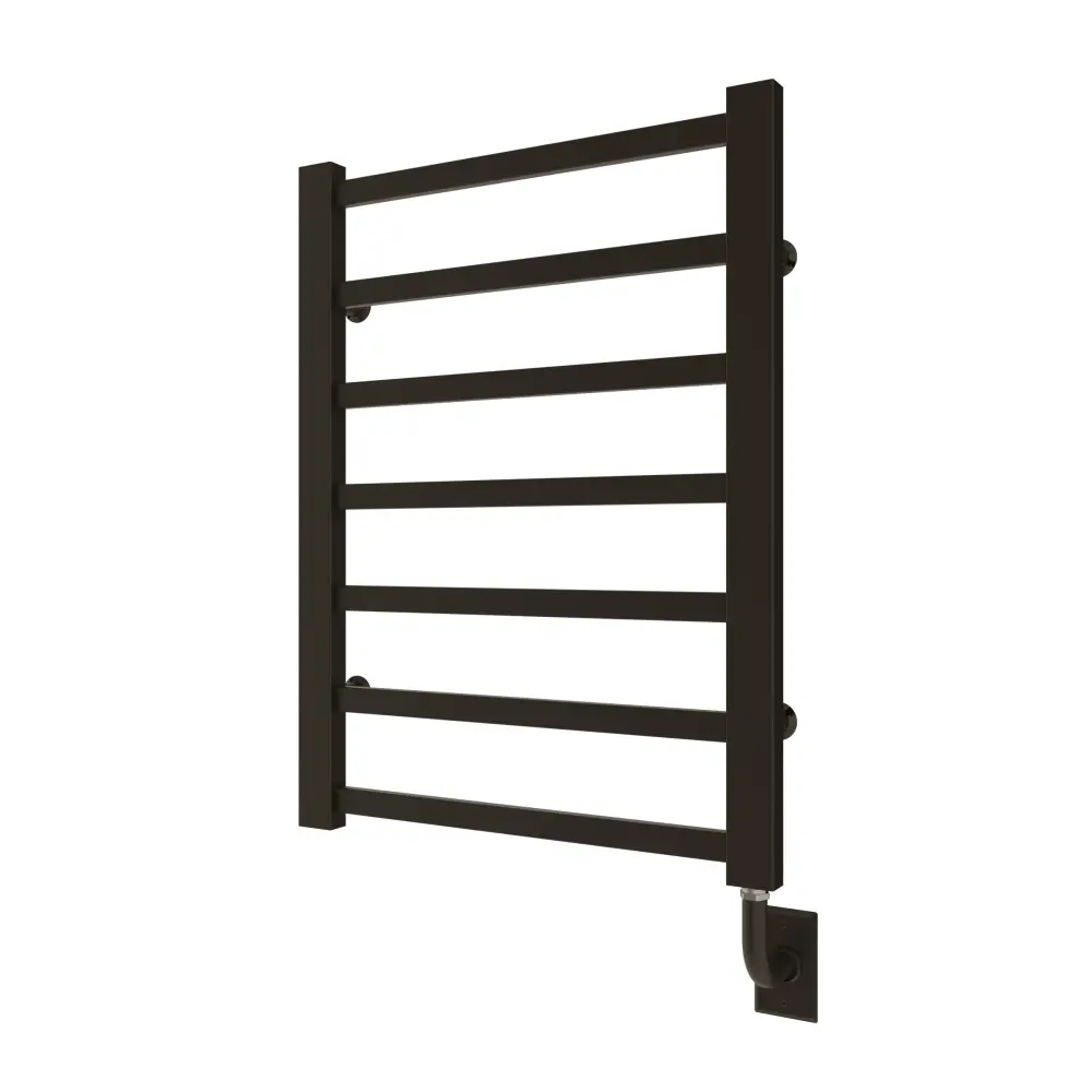 Chauffe-serviettes hydronique Milano 23,5" x 31" - Noir mat