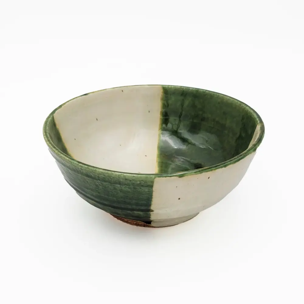Oribe-Kakiwake Nagomi Donburi Bowl Lid Included