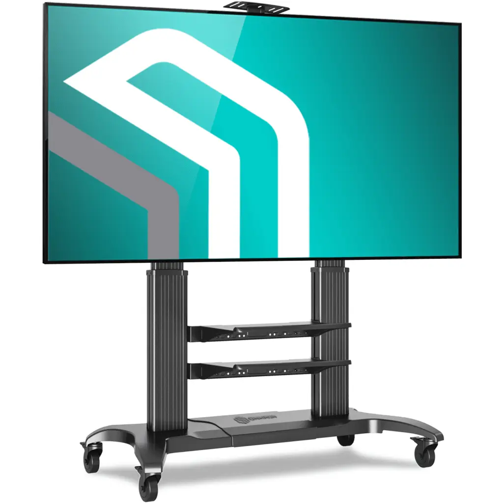 ONKRON Mobile TV Stand 60-100 Inch TVs Heavy Duty Adjustable Cart Max VESA 1000x600