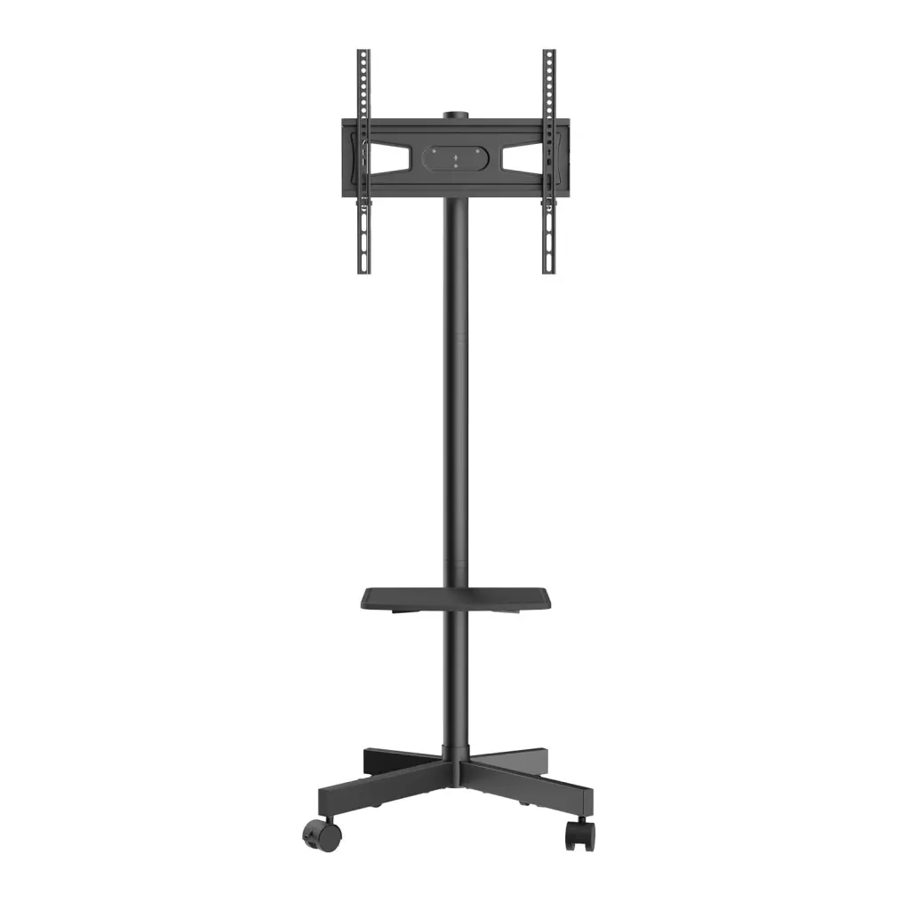 SKYSHALO Mobile TV Cart Wheels and Tray 23-60 Inch TVs