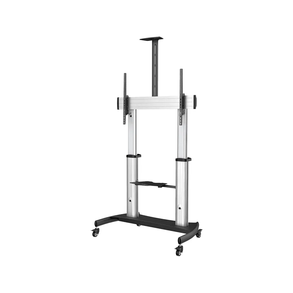 Mobile TV Stand - Heavy Duty TV Cart 60-100 Inch Displays - Height Adjustable Rolling Floor Stand Wheels StarTech.com