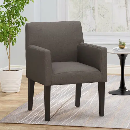 Arm Chair Dark Grey Material nh-purenest--canada-