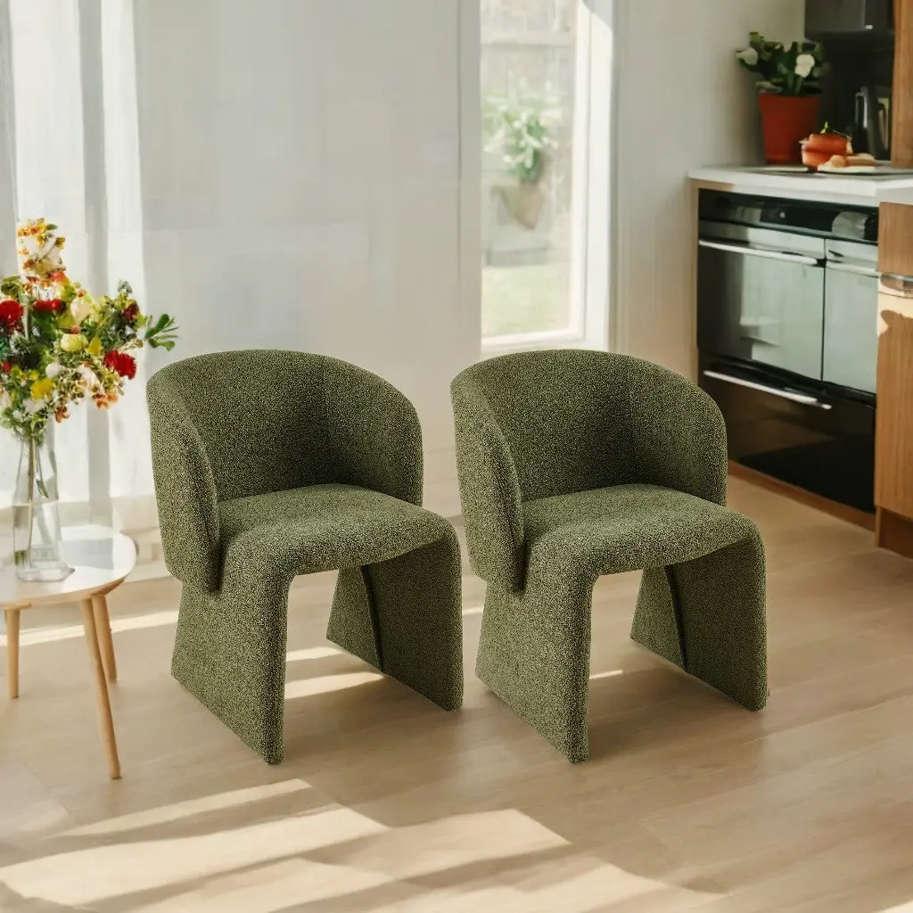 Modern Accent Chair Green Single Sofa Chair Upholstered Side Chair Teddy Fabric Lounge Chair bn smart home w1164