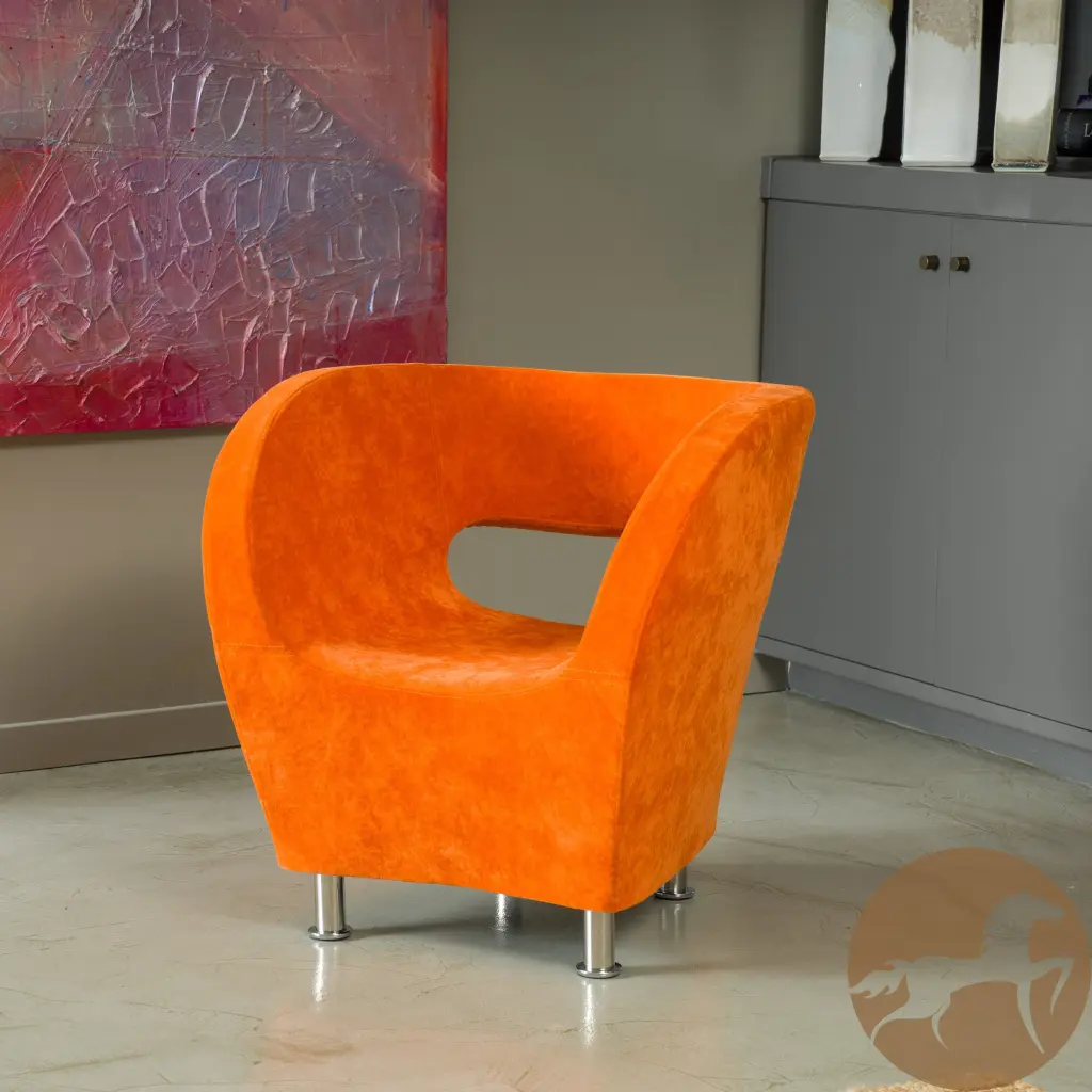 Venus Modern Chair Orange Material - Stylish and Comfortable nh-cloudhouse