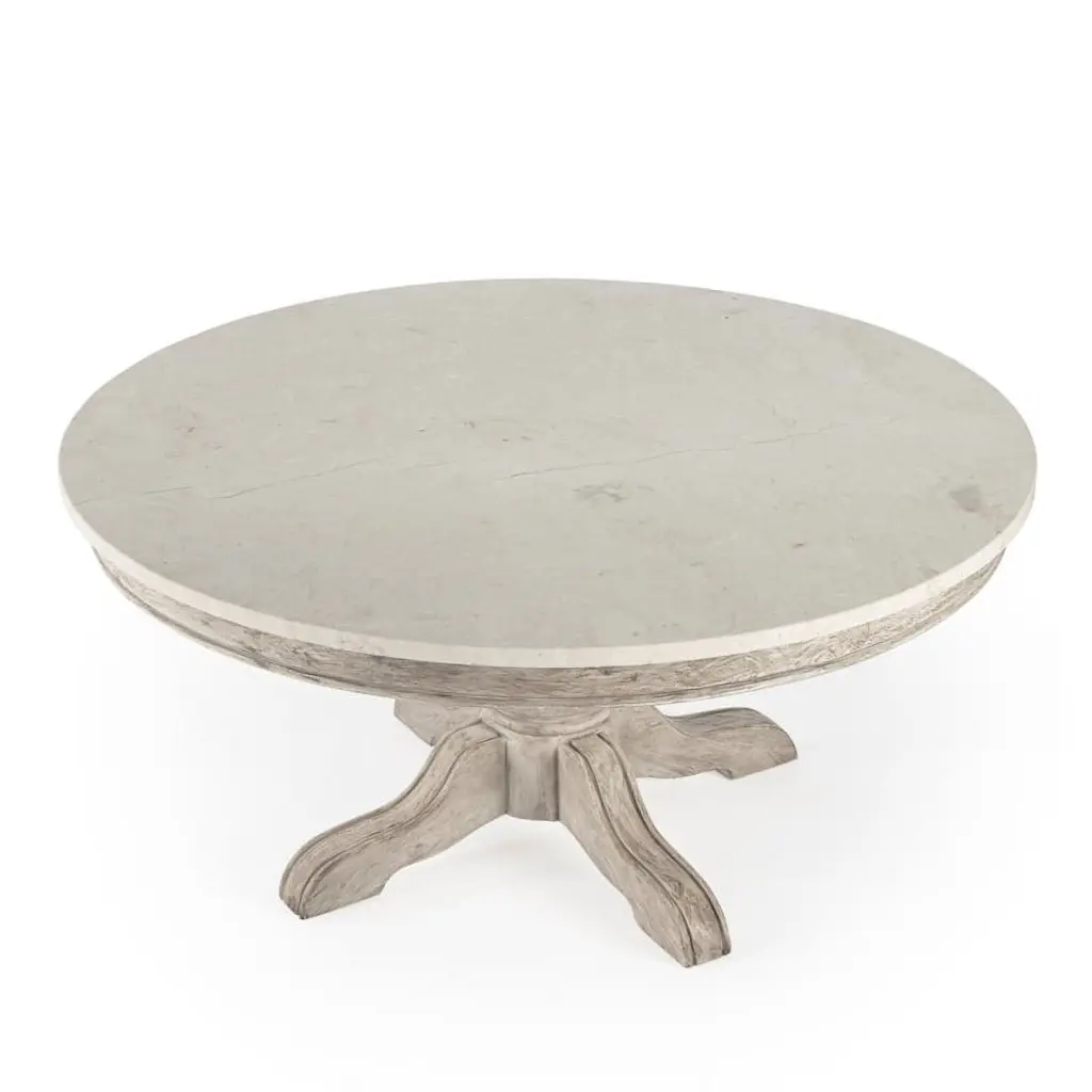 Beaumont Lane Marble Coffee Table Espresso Sophisticated Living Room