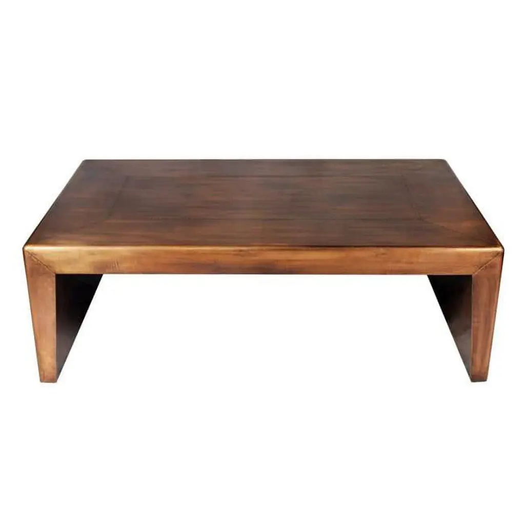 Wright Cocktail Table Copper Tone Modern Living Room Furniture ComfortCorrect